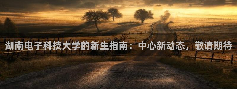 湖南电子科技大学的新生指南：中心新动态，敬请期待