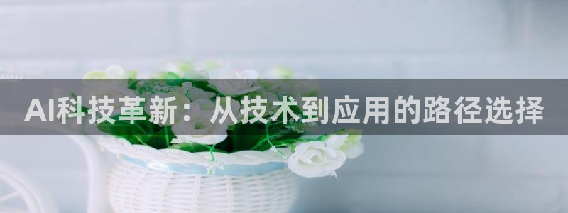 AI科技革新：从技术到应用的路径选择