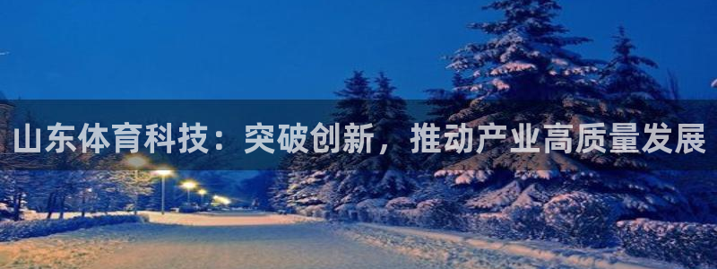 山东体育科技：突破创新，推动产业高质量发展