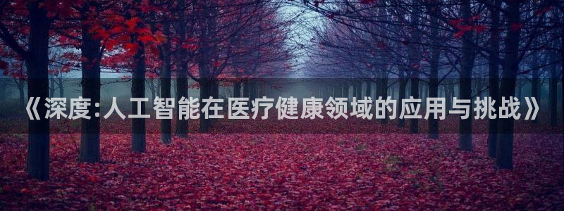 《深度:人工智能在医疗健康领域的应用与挑战》